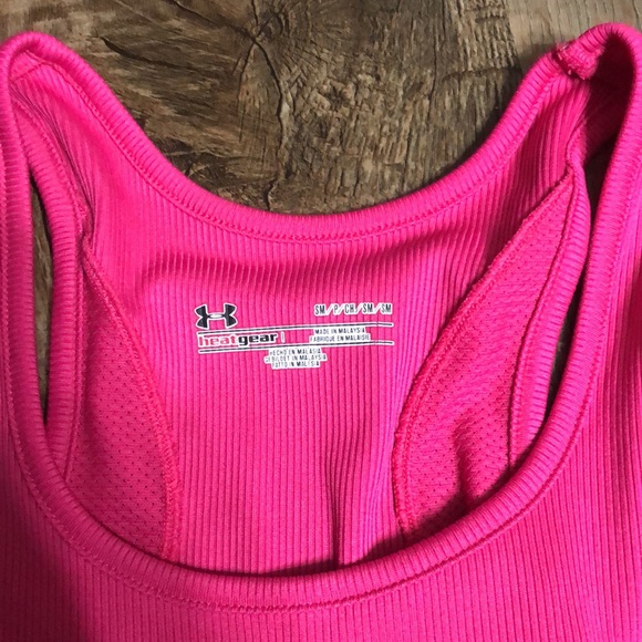 Under Armour Pink HeatGear Tank Top - Picture 3 of 5